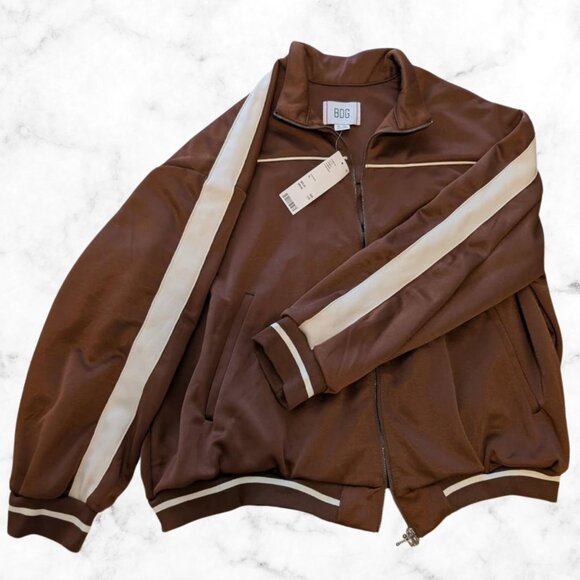 🔥NWT | Urban Outfitters BDG Track Jacket Retro Colorblock Streetwear Y2K Size XL - Picture 9 of 13